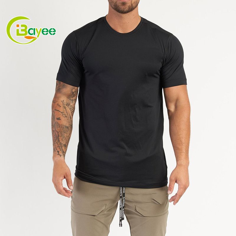 पुरुषांची उच्च दर्जाची क्विक ड्राय फिटनेस टी-शर्ट